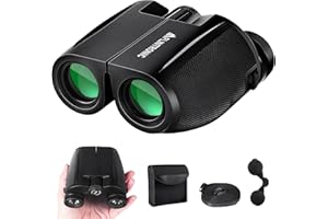 Flintronic 12x25 Binocolo Professionale, Binocolo Impermeabile e Resistente Agli Urti, Binocoli Pieghevole, Alto Ingrandimento e Messa a Fuoco Veloce, Visite Birdwatching, Concerti, Escursionismo