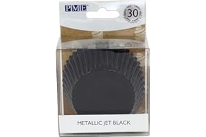 PME - Pirottini di Carta per Cupcake e Muffin - Neri, 30 Unità