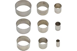 JMZLLRX 9 PCS Matrices de Coupe en Cuir, Emportes Pièces Découpe Cuir Poinçon à Main Découpeur Bricolage pour Maroquinerie Artisanat DIY