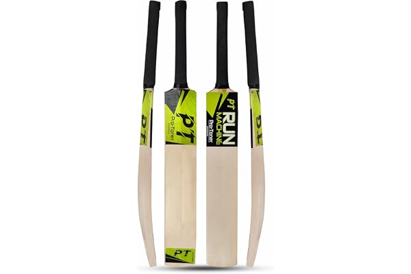 Protoner Cricket Tennis Bat, Wooden, for Ages 4-12+ Years (No.3,Age 5+ (28inch))