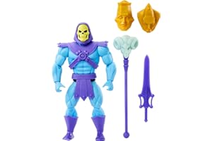 Masters of the Universe MOTU Figurka Skeletor z Bacculum Havok i akcesoriami, zabawka +6 lat (Mattel HYD24)