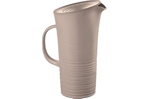 GUZZINI Taupe Pitcher with Lid Tierra