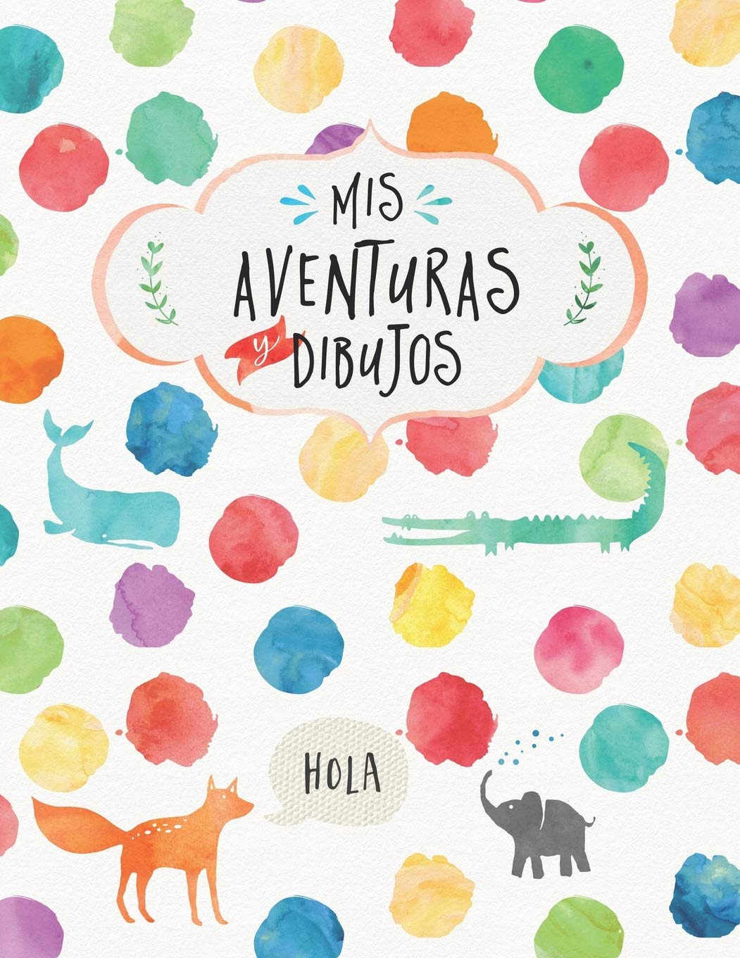 Mis aventuras y dibujos: Libro para escribir y hacer dibujos para niños pequeños hojas con líneas y cuadro para dibujos 21.6x28 cm portada brillo colores infantil