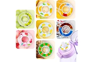 QCQHDU 7 Pcs Flavour Pods Pack, Air Water Bottle Flavour Pods Fruity Scented, 0% Sugar 0 Calorie Flavours Fruit Taste Pods Water Bottles Cup Accessory Drinking Water for Fitness, Outdoor, Gift, Sport, Kids