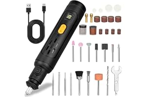 BILIVRY Mini Utensile Rotante,Multifunzione Elettrico Mini Utensile Rotativo Set con 67 Pezzi Accessori，Set di Strumenti Portatili per Incisione e Lucidatura, Ricarica USB