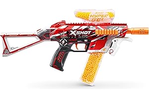XSHOT Hypergel Trace Fire Blaster (2500 Billes Gel) par ZURU, 14 Ans+