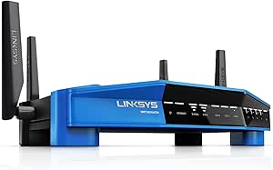 Linksys WRT3200ACM-EU Wireless AC3200 Open Source Router (3200Mbps, MU-MIMO, 4 Gigabit Ethernet Ports, 1x USB 3.0, 1x eSata Smart WiFi app) Black