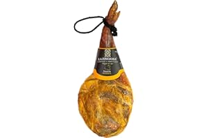 LA FINOJOSA "MANJARES DE PURA RAZA" La Finojosa - Prosciutto Spagnolo Intero (Spalla) Riserva - Da 5 a 5,5 kg - Stagionatura Minima 16 Mesi - Aroma Intenso e Piacevole - Prosciutto Crudo+Coltello+Tagliere - Sapore Dolce e Poco Salato