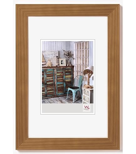Cornice30x40 cm in legno blu lucido Color | Leroy Merlin