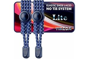 YIKEDA No Tie Elastic Laces 120CM Elastic Shoe Laces No Tie Elastic Shoelace Lock System Suitable for Kids Adults Elderly Disabled