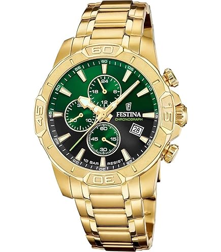 Festina Orologio Uomo Analogico - Gomma Gialla - Movimento al Quarzo - Cronografo - Calendario - Vetro Minerale Alta Resistenza - Impermeabile 20 ATM - F20725/1 Chrono Bike