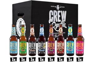 ‎CREW REPUBLIC CREW REPUBLIC Craft Bier Tasting Mix Probierset (8x 0,33l) | World Beer Awards Gewinner | Gebraut in Bayern | Geschenke für Männer | inkl. 0,64€ Pfand