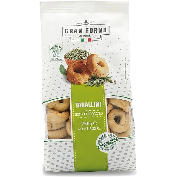 Taralli Sugna Et Poivre Napolitain Recette Traditionnelle AMANDE TRADITIONNELLE 1kg Tarallo Aux Amandes Dîner Classique Snack De Naples Bière Apéritive