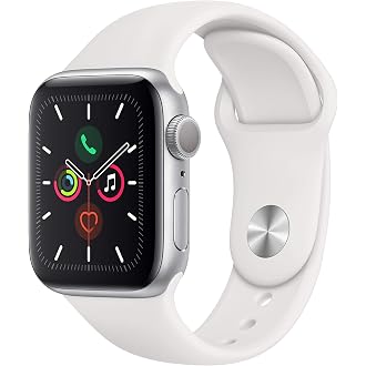 Apple Watch Series 6 (GPS + Cellular, 40MM) - Silver Aluminium Case with White Sport Band (Renewed) - View 5