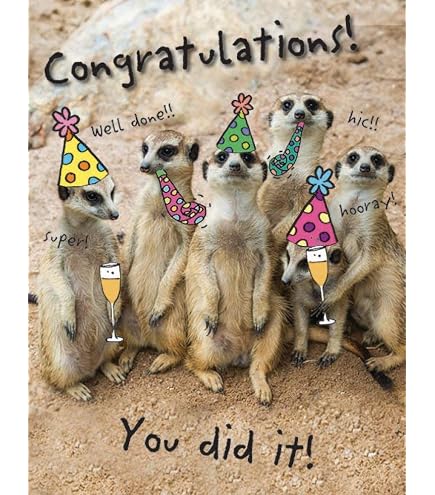 Punkcards - Biglietto di congratulazioni – 'Big Well Done!' – Biglietti di auguri – Auguri – You Did It – Good News – Celebrate Success Greetings Cards