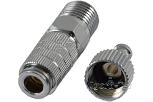 Agora-Tec Airbrush Sezionatore rapido (attacco rapido) AT-QD-01, attacco rapido per cambio rapido di pistole aerografo