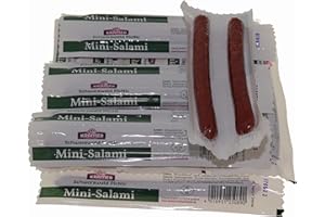 SCHWARZWALD METZGEREI KRAMERs Knabberle (10 Stück) | Salami Sticks | zum Wandern, Camping und unterwegs | mit Buchenholz geräuchert und würzig fein | 20g pro Stück