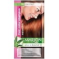 Marion Hair Color Shampoo in Sachet Lasting 4 to 8 Washes Aloe and Keratin - 95 Medium Chestnut