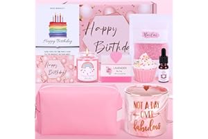 BAICAI Birthday Pamper Gifts Box for Women, Unique Happy Birthday Hampers Self Care Package for Her, Relaxtion Bath Gift Sets Ladies Birthday Basket Presents Ideas for Women Best Friend Bestie Sister Mum