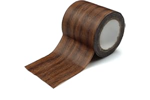 YunBey Nastro Adesivo di Riparazione per Mobili Grano di Legno Nastro per Riparazione per Pavimento Pareti Tavoli-Grana del Legno Realistica
