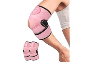 SUEH DESIGN Coudiére Tendinite, Coudiére Épicondylite pour Hommes et Femmes, Attelle Coude Ajustable pour Coude de Tennis, Coude de Golfeur, Soulagement de la Douleur (2 Pièces), Rose