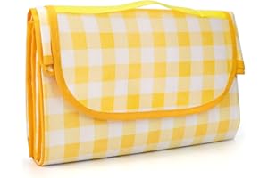 LNSYSNS Picknickdecke Wasserdicht, 150 × 200 cm wasserdichte Leichte Picknickdecke, Quadratische Campingdecke, Faltbare Tragbare Picknickdecke, Geeignet für Camping, Picknick, Outdoor, Strand