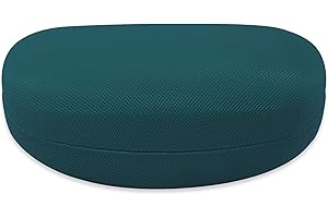 LAGO TERRA Portable Hard Shell Case For Glasses and Sunglasses (Large)