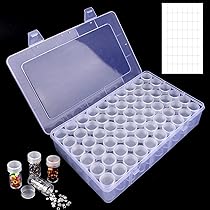 Organizer Per Pittura Diamante - 9 Contenitori Impilabili, 288 Scomparti, Per Artigianato - Foto 2