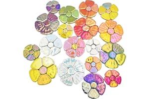 BTMIEY Carreaux de mosaïque en céramique de 500 g pour loisirs créatifs, 3 tailles de fleurs pour œuvres d'art, cadres photo, tasses, pots de fleurs, aquarium, vases, fabrication de pierres de pas (mélange