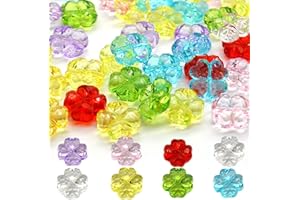 Guyode 200 Piezas Perlas de Agua, Perlas Flotantes para Relleno de Jarrones, Trébol de Cuatro Hojas Cuentas Sueltas para Velas Flotantes, Bodas, Fiestas, Centros de Mesa (Multicolor)