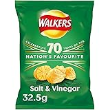 Walkers Crisps Salt and Vinegar 32.5 g (Pack of 48): Amazon.co.uk: Grocery