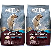 Meat Up Adult Dog Food, 1.2 kg (Buy 1 Get 1 Free)