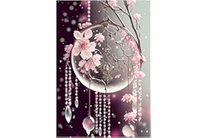 MytaYt 5D Diamant Painting Bilder Traumfänger Diamanten Malerei Traumfänger Diamond Painting Traumfänger Mit Blumen Diy Diamant Malerei Set Für Wand Dekoration Erwachsene Kinder 30x40cm