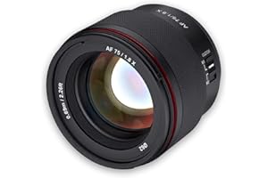 Samyang AF 75 mm F1.8 pour Fuji X - Objectif portrait léger et compact avec LSTM-AF, protection contre les intempéries et interrupteur personnalisé pour des photos de voyage