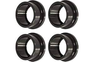 HAF® 4 x PVC Fittings Bushing with 50 mm Adhesive Sleeve and Flange, Replacement Part Made of Grey PVC-U with Adhesive Connection for Ball Valves and Check Valves, Quality: Made in Europe, Quantity: 4