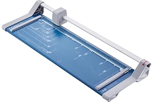 Dahle 508 DIN A3 Self-Sharpening Paper Trimmer Guillotine with Safety Cutting Protection, Blue
