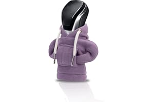 Lohca Sweat Pommeau de Vitesse, Couvercle Levier de Vitesse, Le Cadeau Parfait pour Les Passionnés d'Automobiles, Hoodie Car Gear Shift Cover, Violet