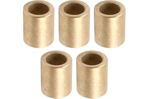 Othmro Boccole per cuscinetti autolubrificanti Oill in polvere metallurgica stagno bronzo 8mm foro x 12mm OD x 15mm lunghezza 6PCS