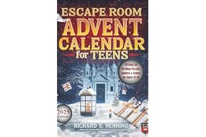 Escape Room Advent Calendar for Teens 2025: 25 Days of Thrilling Puzzles, Riddles & Codes for Ages 12–16