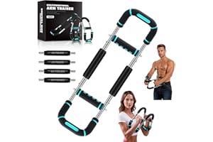 RYCID Twister Armtrainer Mit 6 Stufen (30-50 kg/30-150 lbs), Tragbares Brustmuskel-Trainingsgerät mit abnehmbarem Design - Brusttrainer Männer für Zuhause, Büro & Reise