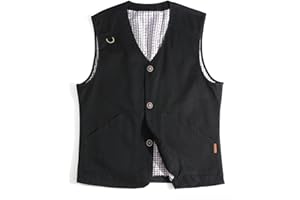 MeiLayM Hombres Al Aire Libre Chaleco Ligero Pesca de Algodón Chaqueta Casual Multi Bolsillo Chaleco Sin Mangas Respirable Trabajo Chaleco Cámping Fotografía Viajes
