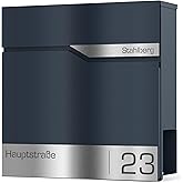 Numero Civico In Acciaio Inox 20 Cm Di Altezza. Colore Antracite RAL7016 Numeri - Foto 10