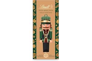 ‎LINDT Lindt Schokolade | Nuss Sélection Milch-Haselnuss Tafel|150g | Edle Schokoladentafel mit ganzen Haselnüssen in feinster Vollmilchschokolade | Premium Nuss-Schokolade zu Weihnachten