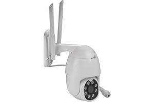 Denver Cámara vigilancia IP para Exteriores con Wi-Fi IOC-221. Smart Home Compatible con Tuya. Detección de Movimiento. Luz infrarroja. Cámara 2mpixel.