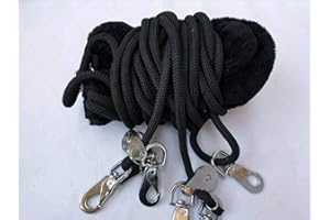 Aces Equine PESSOA Style - Asistencia para entrenamiento de caballo, color negro, marrón y blanco, talla única (negro)