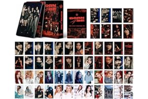 SAMSHINE Kpop Girl Group ITZY Lomo Cards 55Pcs ITZY Photo Cards ITZY BORN TO BE Album Karten ITZY 2023 Lomo Karten Kpop Album ITZY Fotokarten Set Fans Geschenk (IT-be)