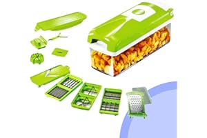 Wonder Pro WP Cortador de Verduras Nicer | Cortaverdura Express | Cortador de Verduras Multicuchillas