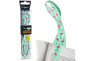 GIFTS FOR READERS & WRITERS Lampa do czytania Flexilight | Lampa i zakładka 2 w 1 | Lampa LED z klipsem | Latarka do czytania dla dorosłych i dzieci | Czytanie | Prezent dla czytelników