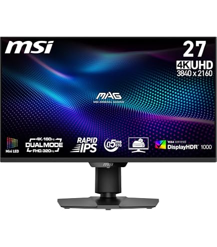 MSI MPG 274URDFW E16M Monitor gaming 4K UHD de 27 pulgadas