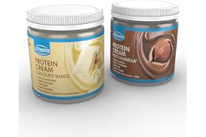 ULTIMATE ITALIA 2 protein cream gusti misti (1 cioccolato bianco + 1 nocciolinella) - senza glutine - low carb - 2x250g